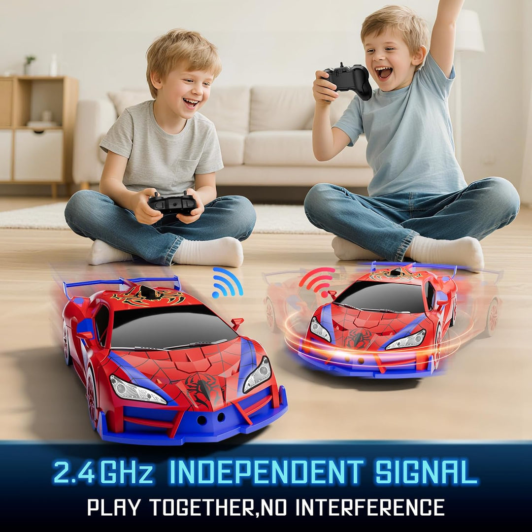 Qumcou Juguetes de araña para niños de 4 a 6 años, auto de control...