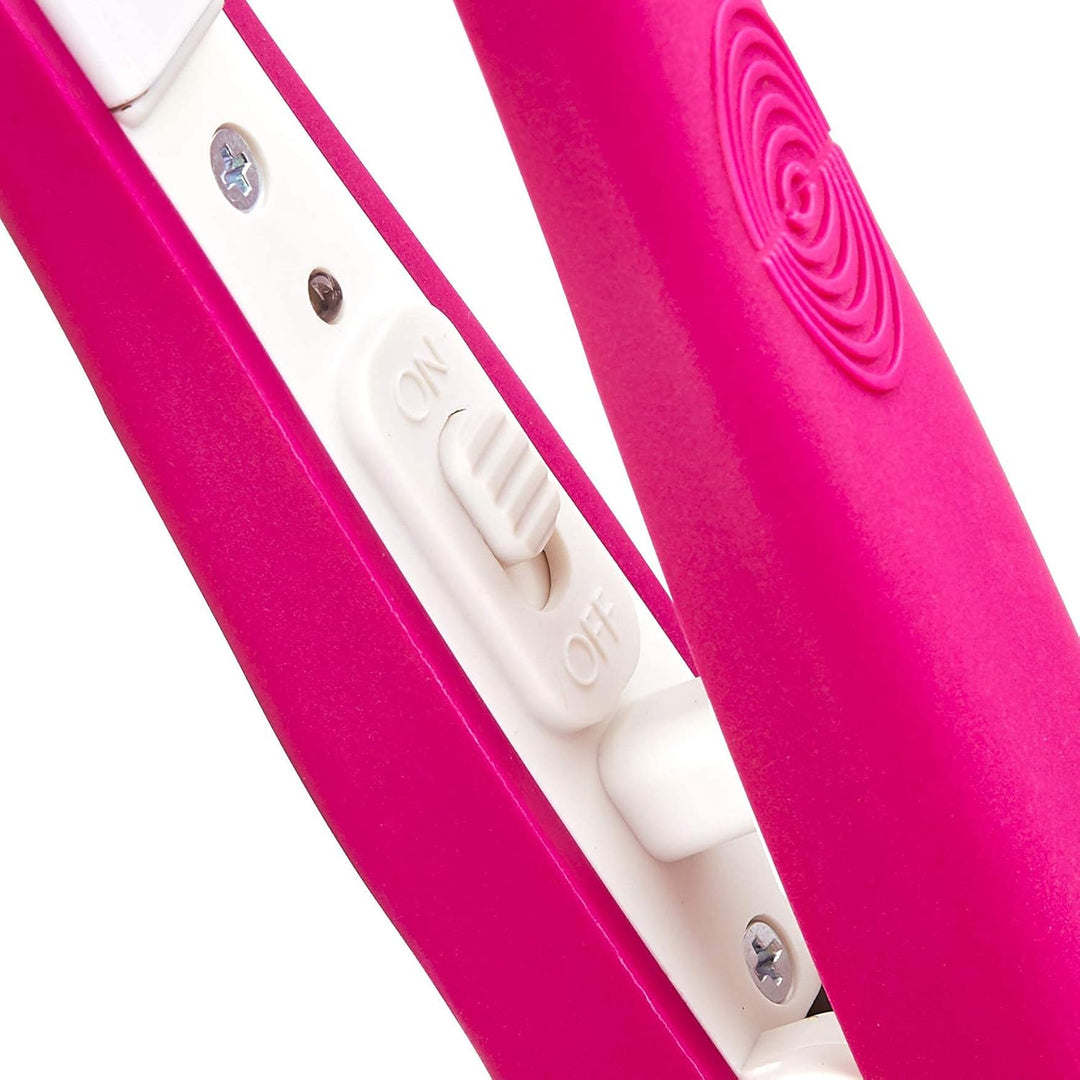 Hot Beauty Mini plancha plana profesional de cerámica de 1\/2 pulga...