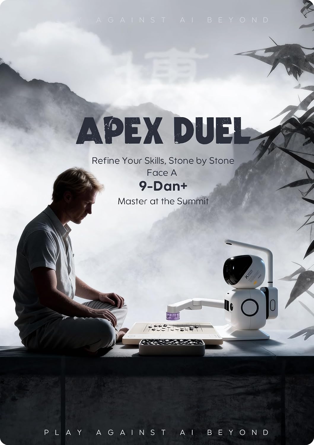 Sense Robot Go Profesional – Tablero inteligente de Go AI con brazo robótico, AI de 23 niveles para todos los niveles de habilidad, duelo Apex, revisión de juego en tiempo real, actualizaciones Wi-Fi