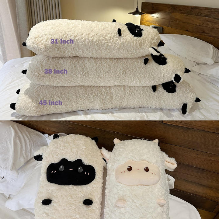 Goylmc Peluche de oveja, almohada de felpa de oveja, cumpleaños y N...