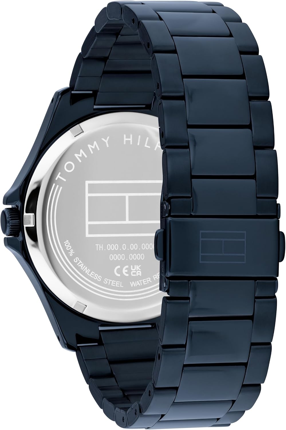 Tommy Hilfiger - Reloj de cuarzo para hombre de 3H, pulsera de acero inoxidable, resistente al agua 3 ATM, pieza moderna y elegante, regalo para él, 42mm