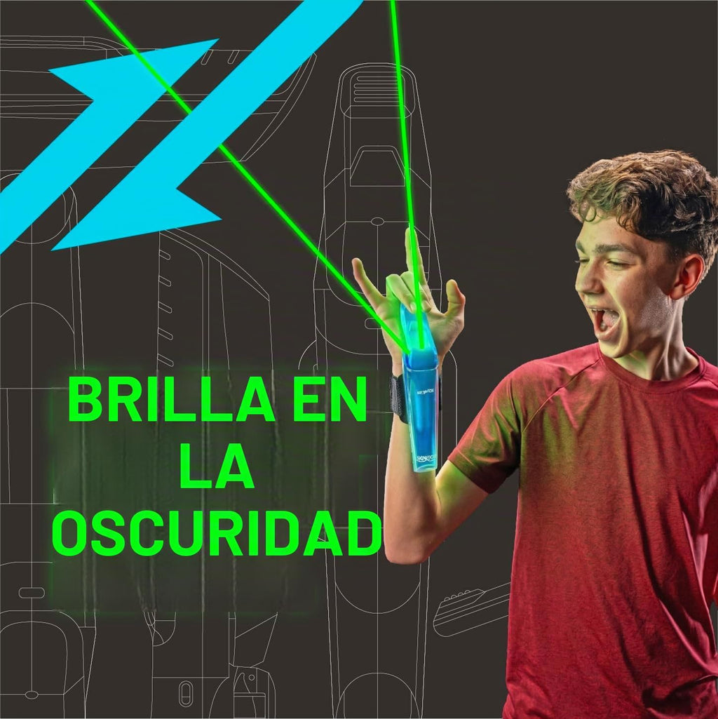 ZipString Aracna - Lanzador de cuerda que brilla en la oscuridad