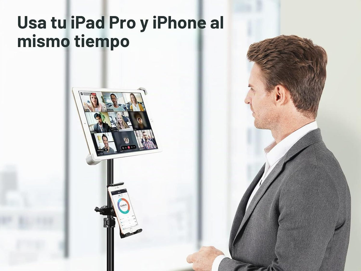 elitehood Soporte de trípode para iPad, soporte de tableta ajustable de