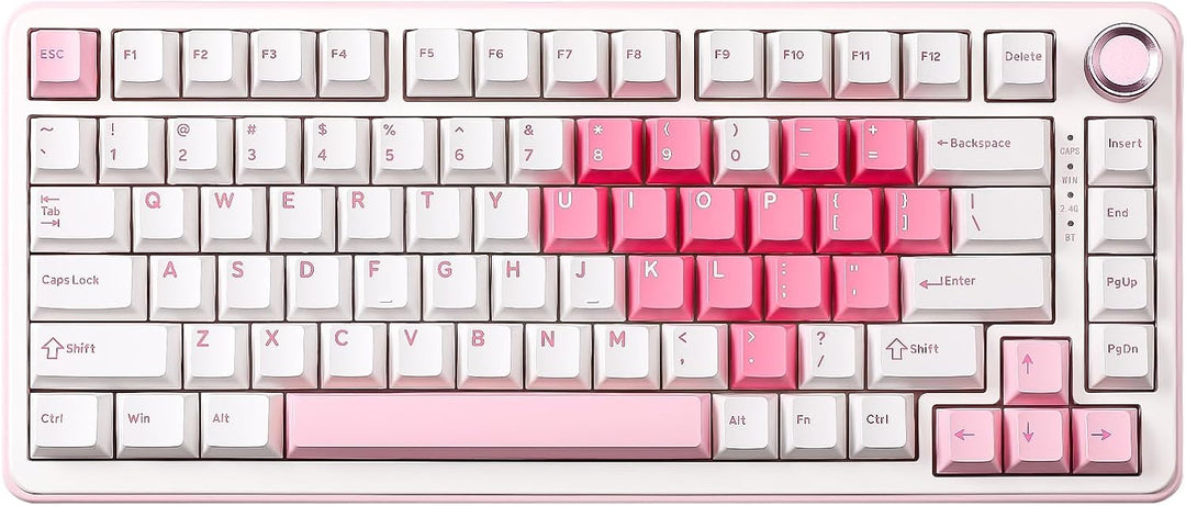 YUNZII B75 PRO Teclado mecánico inalámbrico, diseño 75% con perilla...