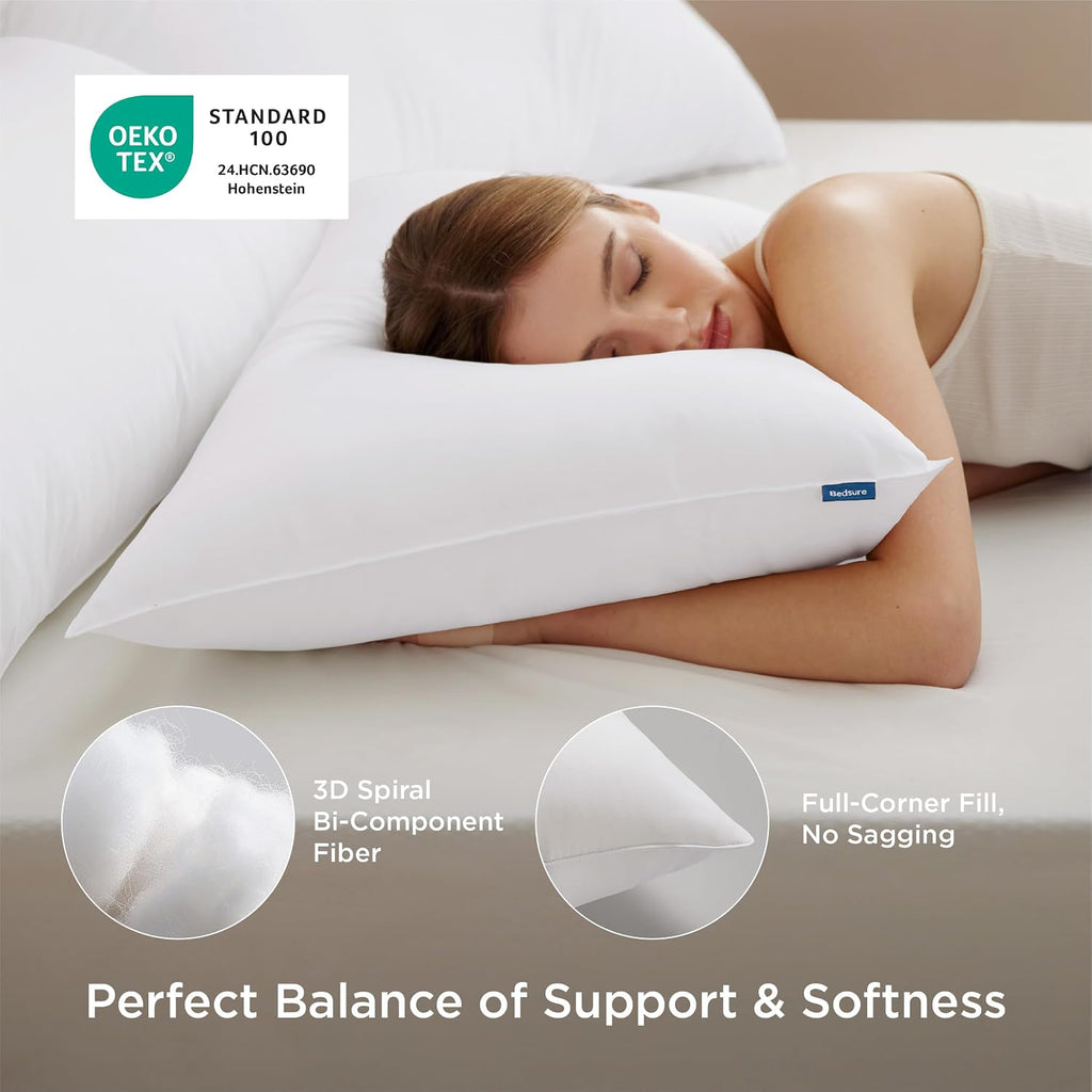 Bedsure Pillows Queen Size Set de 2, Bed Pillows para Sleeping