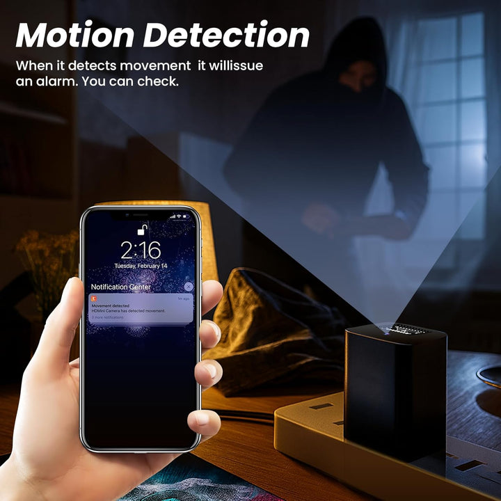 ZOGGCOX Cámara oculta 1080P WiFi con cargador USB cámara
