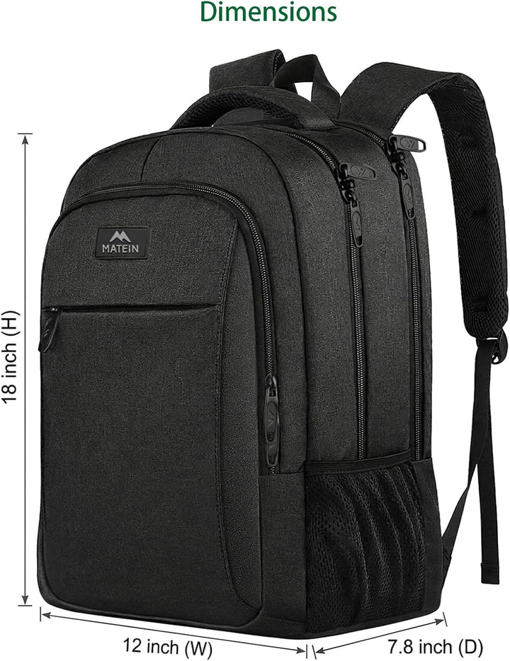 MATEIN - Mochila empresarial para laptop de 15.6 pulgadas, mochila...