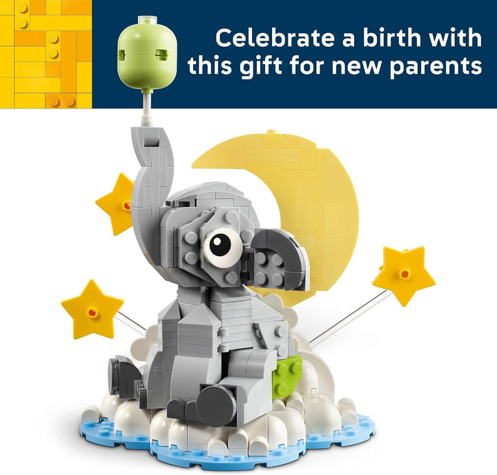 LEGO Baby Elephant in the Sky - Juego de construcción para adultos,...