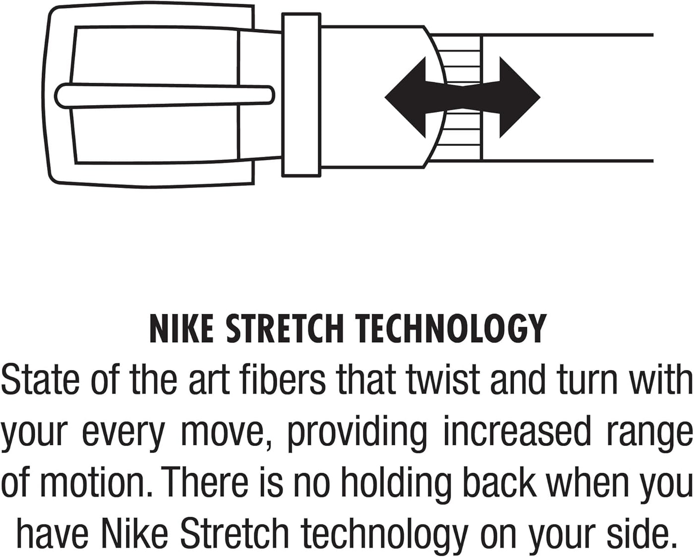 Nike Cinturón elástico para hombre