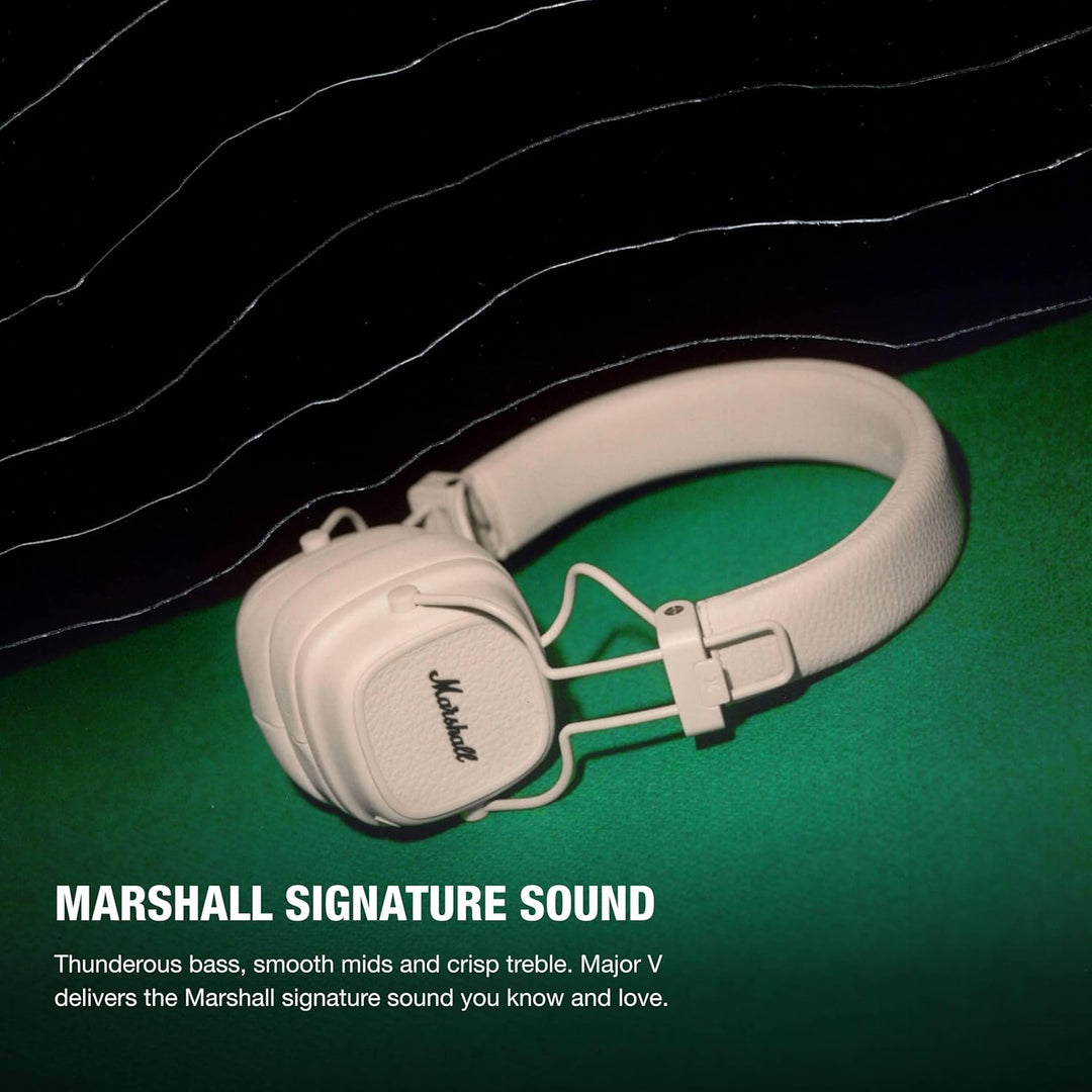 Marshall Major V - Auriculares inalámbricos con Bluetooth para uso...