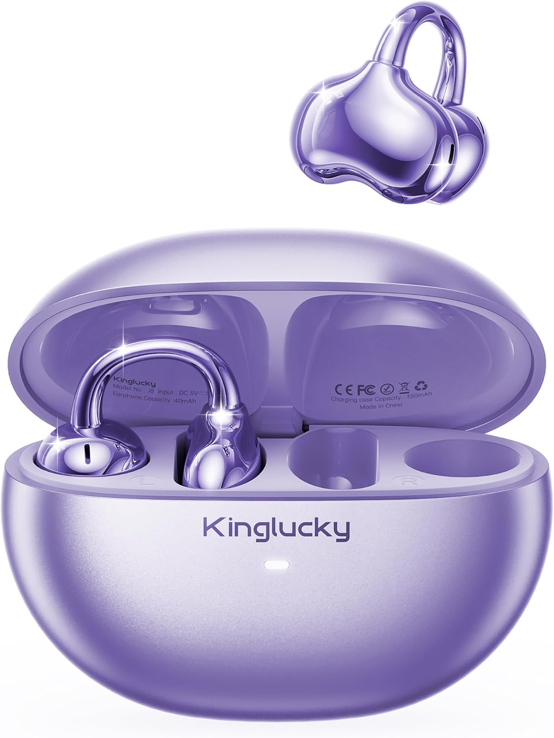 Kinglucky Auriculares con Clip Mejorados Ajuste Cómodo y Sonido Cri...