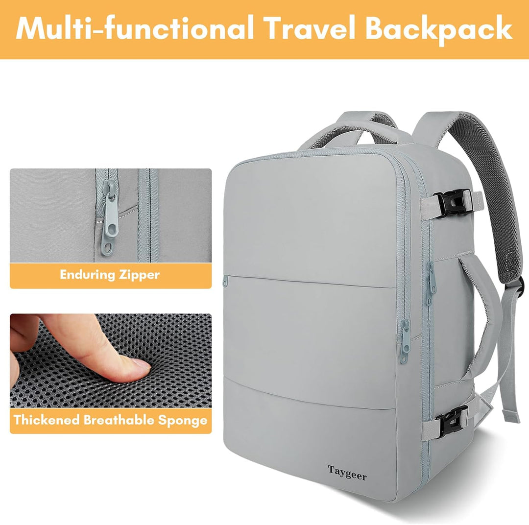 Taygeer Mochila de Equipaje de Mano, Mochila de Viaje para Mujeres...