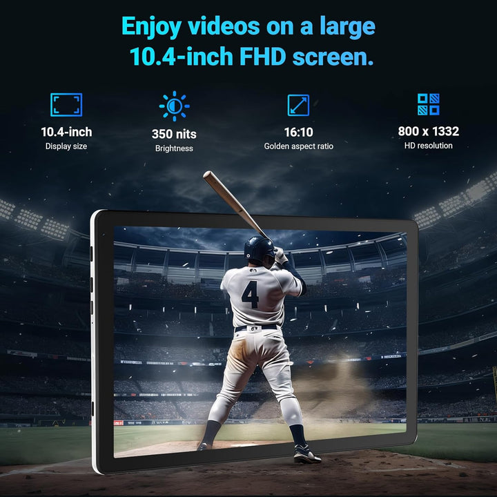 Evermyth Tablet Android 15 de 10 pulgadas, 16 GB de RAM 32 GB ROM 1...