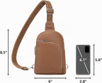 Bolso de viaje pequeño, bolso cruzado antirrobo para mujer