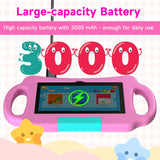 Vyrolina - Tableta infantil de 7 pulgadas, 4 GB de RAM, 32 GB, fund...