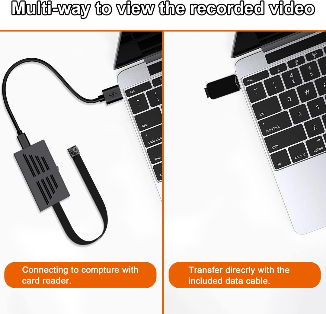 VHLTTYV Mini cámaras de video de 64 GB 1080P Mini