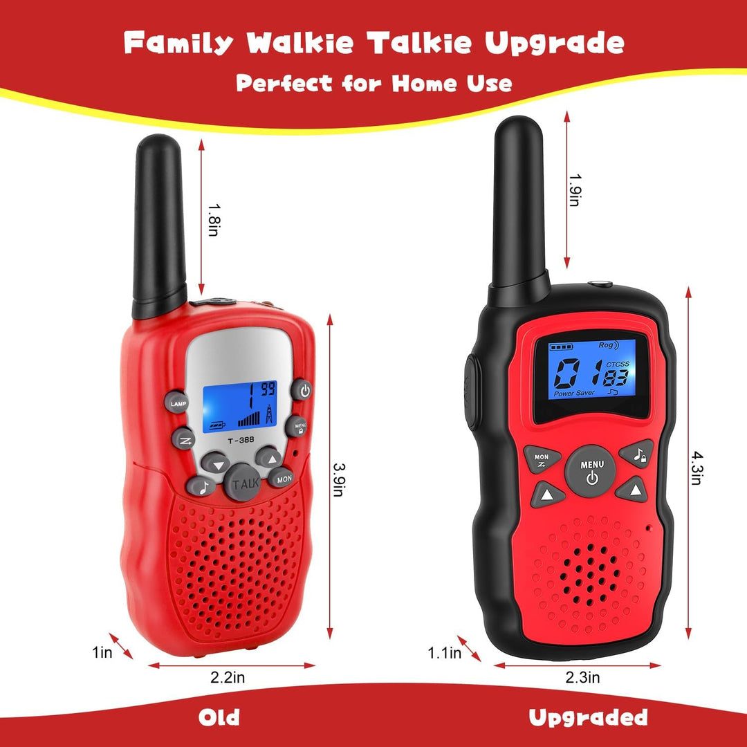 Wishouse Walkie Talkies para niños recargable