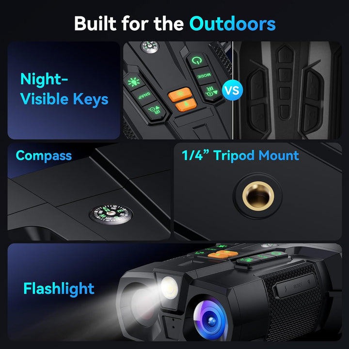 Gafas de visión nocturna 4K para adultos dispositivo