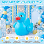 Hungdao Pato inflable gigante de 5 pies, enorme pato de goma, flotador inflable de piscina para adultos, verano, playa, piscina, decoración de fiesta