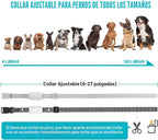 Collar de choque para perros 2 perros, (8-120 libras), collar eléctrico impermeable recargable con control remoto para perros pequeños, medianos y grandes, con modos de choque seguros de vibración de pitido (gris)