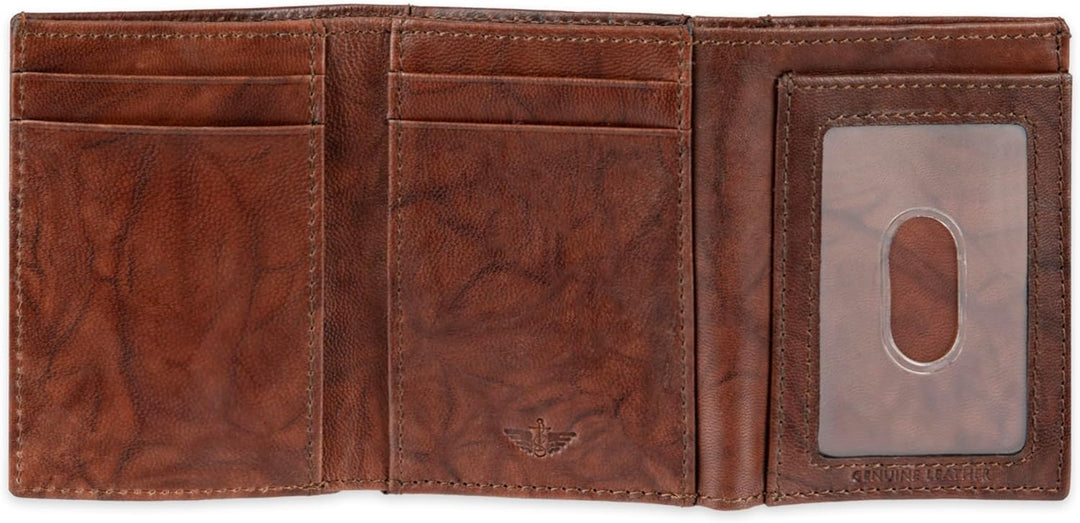 Dockers Billetera de perfil delgado con capacidad extra para hombre...