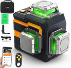 CIGMAN Nivel láser verde 3x360° autonivelante, control de aplicación CM-S01