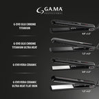 GA.MA Italy Professional G-EVO - Plancha plana de titanio de seda