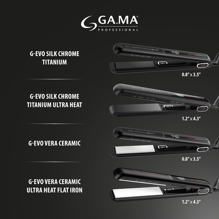 GA.MA Italy Professional G-EVO - Plancha plana de titanio de seda c...