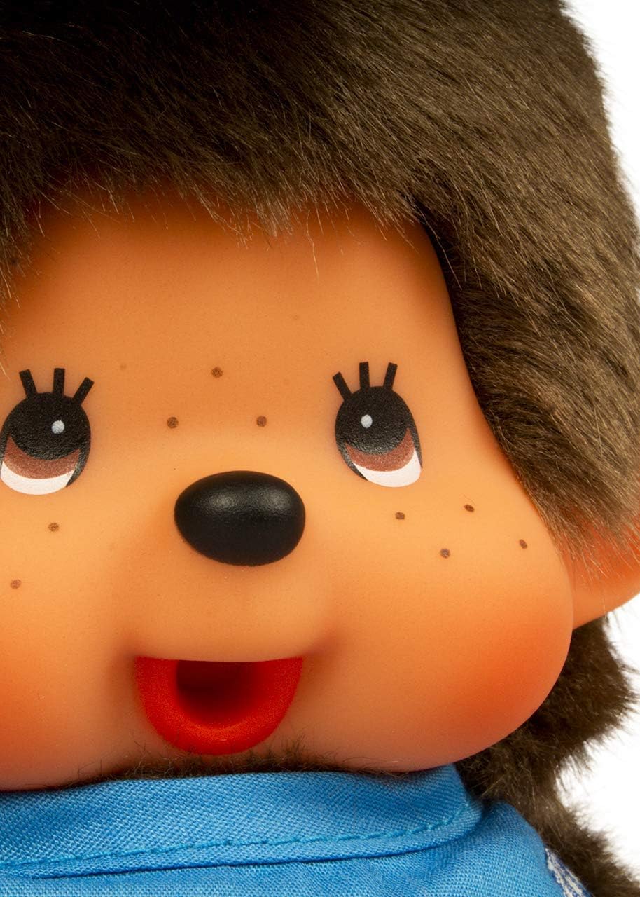 Monchhichi \u2013 Figura Clásica de 20 cm, Niño (Azul)