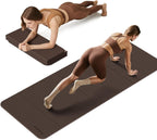 PAIDU Esterilla de yoga plegable para fitness, extra gruesa de 2/5 pulgadas (0.394 in) | TPE antideslizante certificado SGS | 75 x 26 pulgadas extra larga | portátil y fácil de almacenar | para yoga