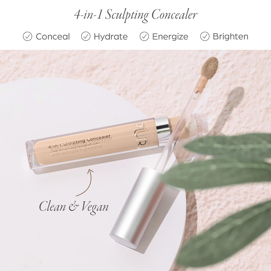 PÜR MINERALS 4-in-1 Sculpting Concealer for Women - Conceals, Brigh...