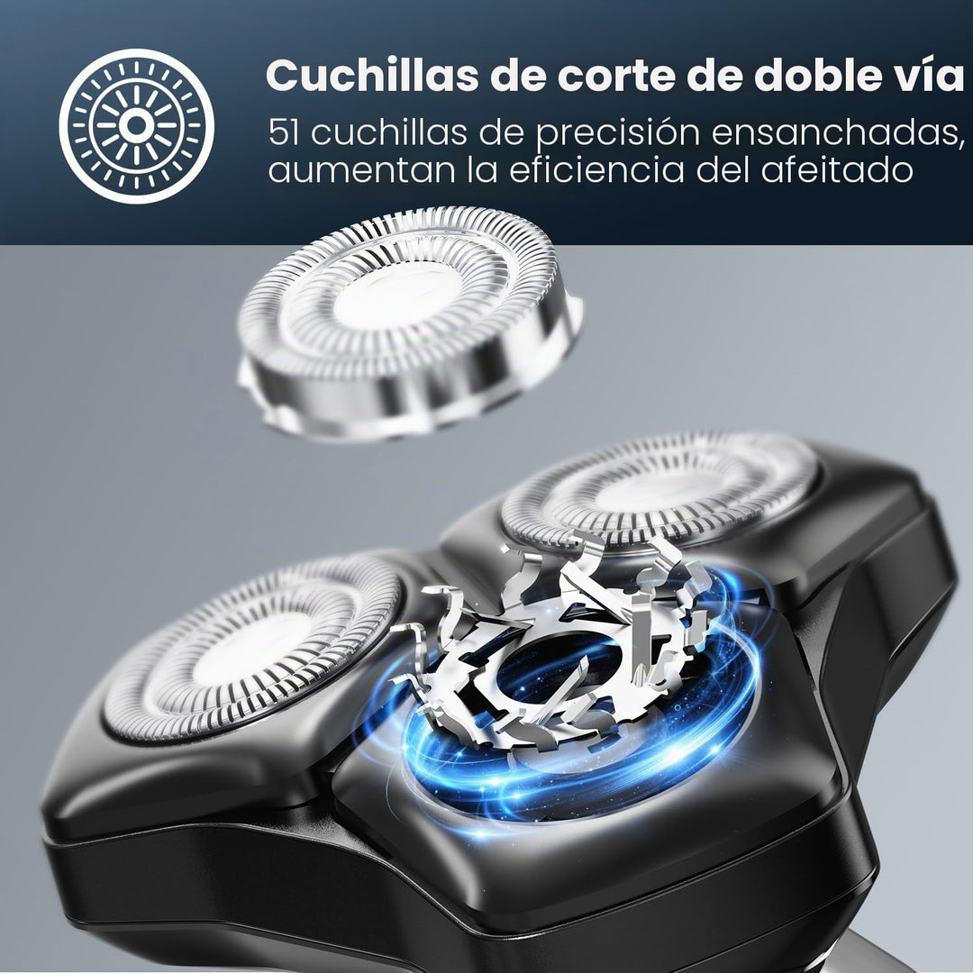 Maquinilla de afeitar eléctrica para hombres: afeitadoras eléctrica...