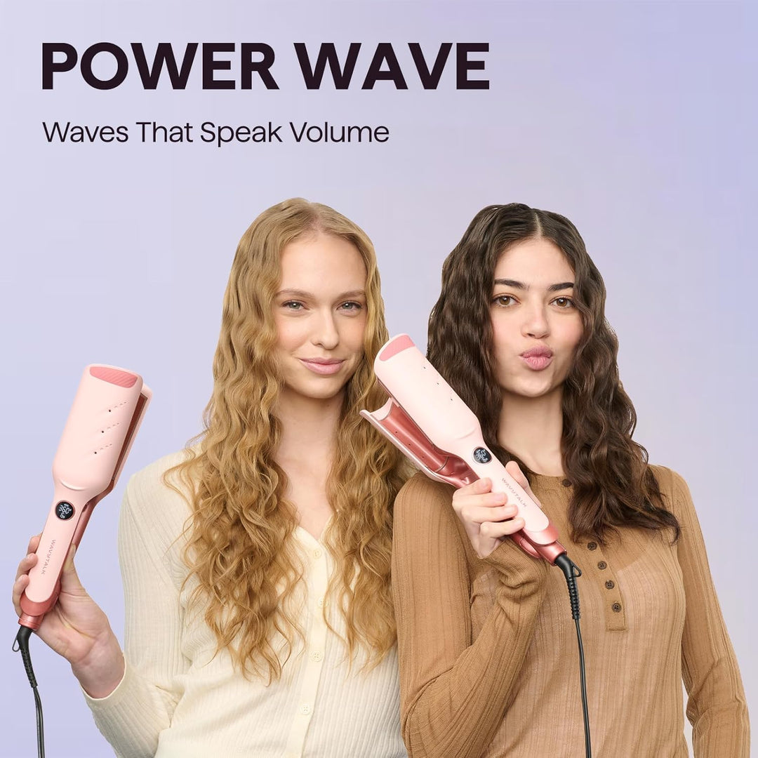 Wavytalk Power Wave - Engarzador de pelo, rizador, diseño de ventil...
