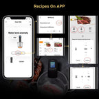 INKBIRD WIFI Sous Vide Cooker y 44 piezas de bomba selladora al vacío Sous Vide Kits de inicio con 30 bolsas de Sous Vide, recetas en la aplicación, máquina Sous-Vide de 1000 W para bistec