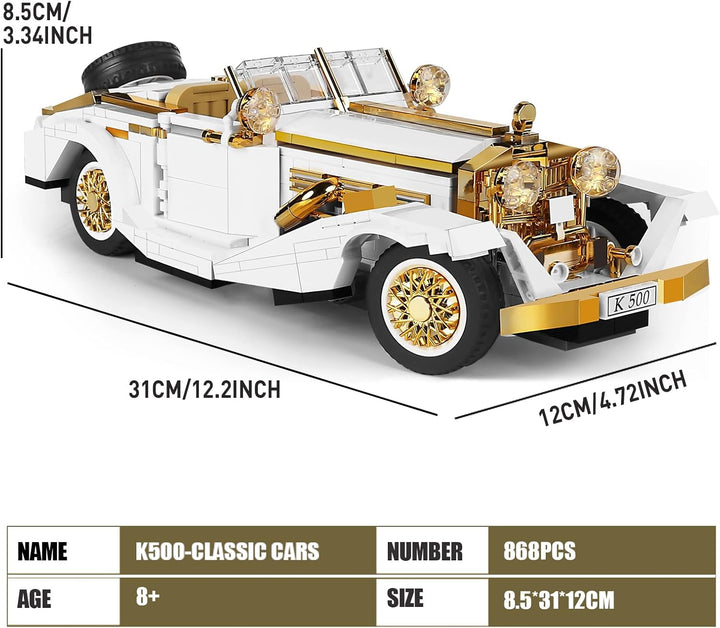 Mould King MOC - Kit de modelo de automóvil clásico 10003