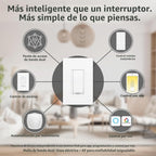 Insteon Interruptor de pared inteligente de encendido/apagado, luces, ventiladores y motores de hasta 1HP - 2477S