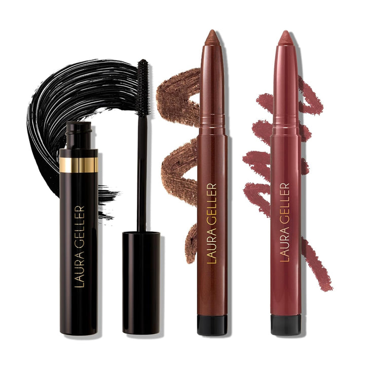 LAURA GELLER NEW YORK The Kajal Collection - Kit de maquillaje de 3...