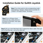Módulo de Reemplazo de Joystick con Efecto Hall de GuliKit para Steam Deck Tipo A&B