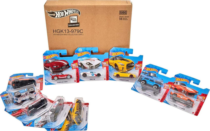 Hot Wheels Paquete de 10 autos o camiones de juguete juego