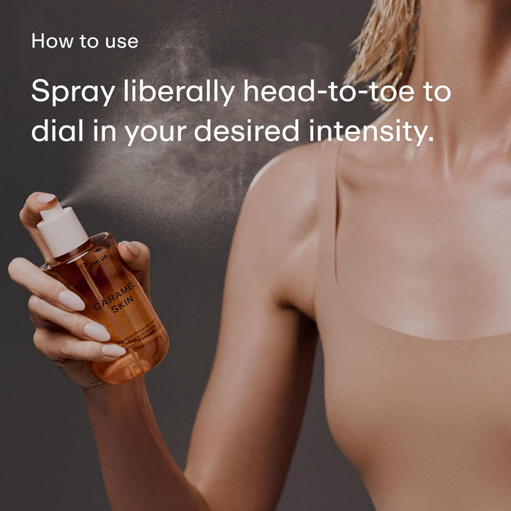 PHLUR Caramel Skin Body Mist \u2013 Fragancia corporal y cabello \u...