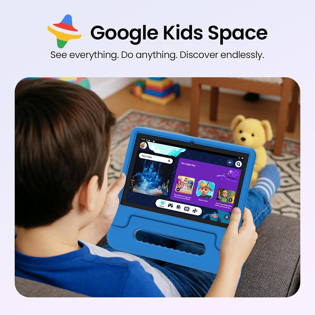ApoloSignage 2025 Tablet Android 15 para niños, pantalla HD de 10 p...