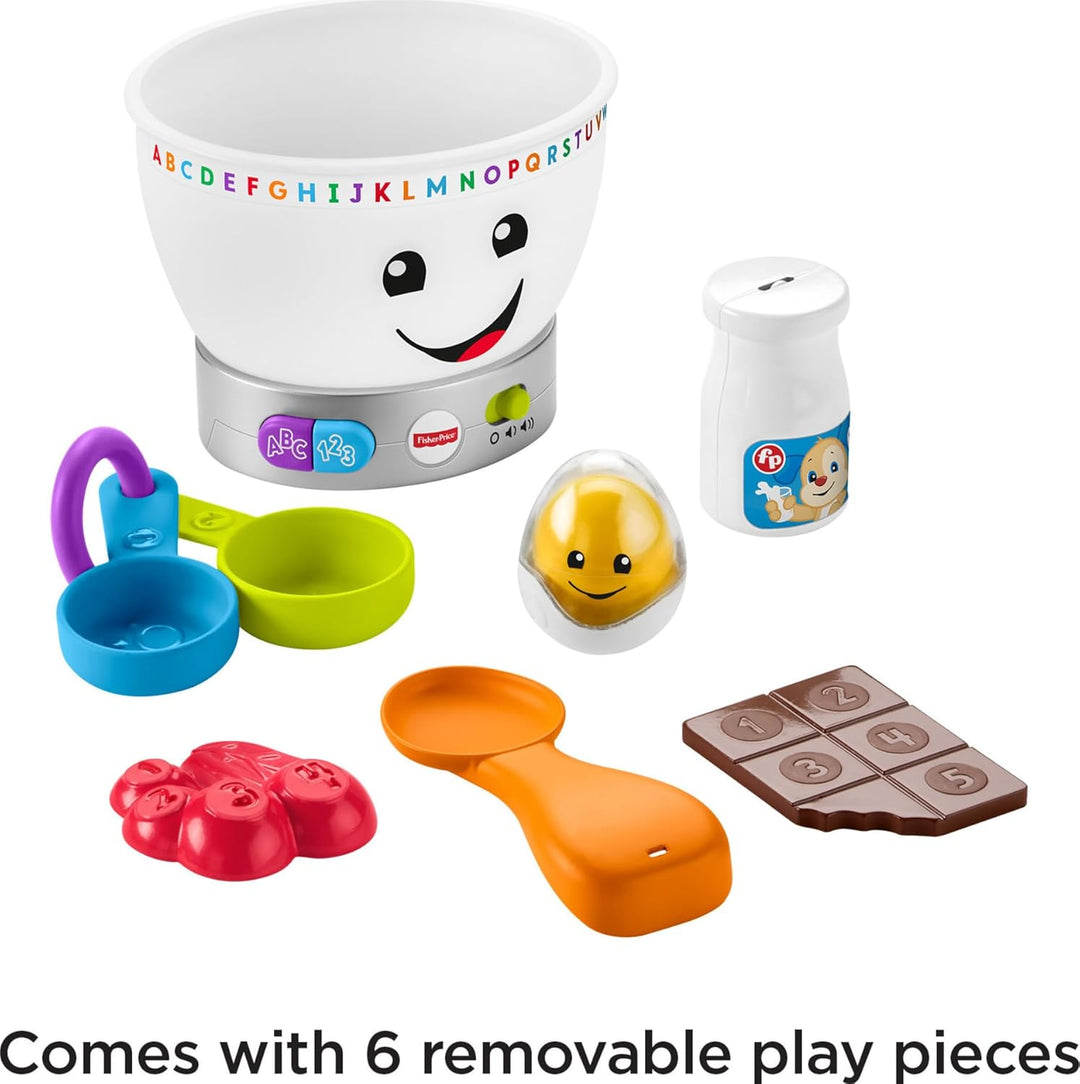 Fisher-Price Tazón de mezcla de colores mágicos Laugh Learn
