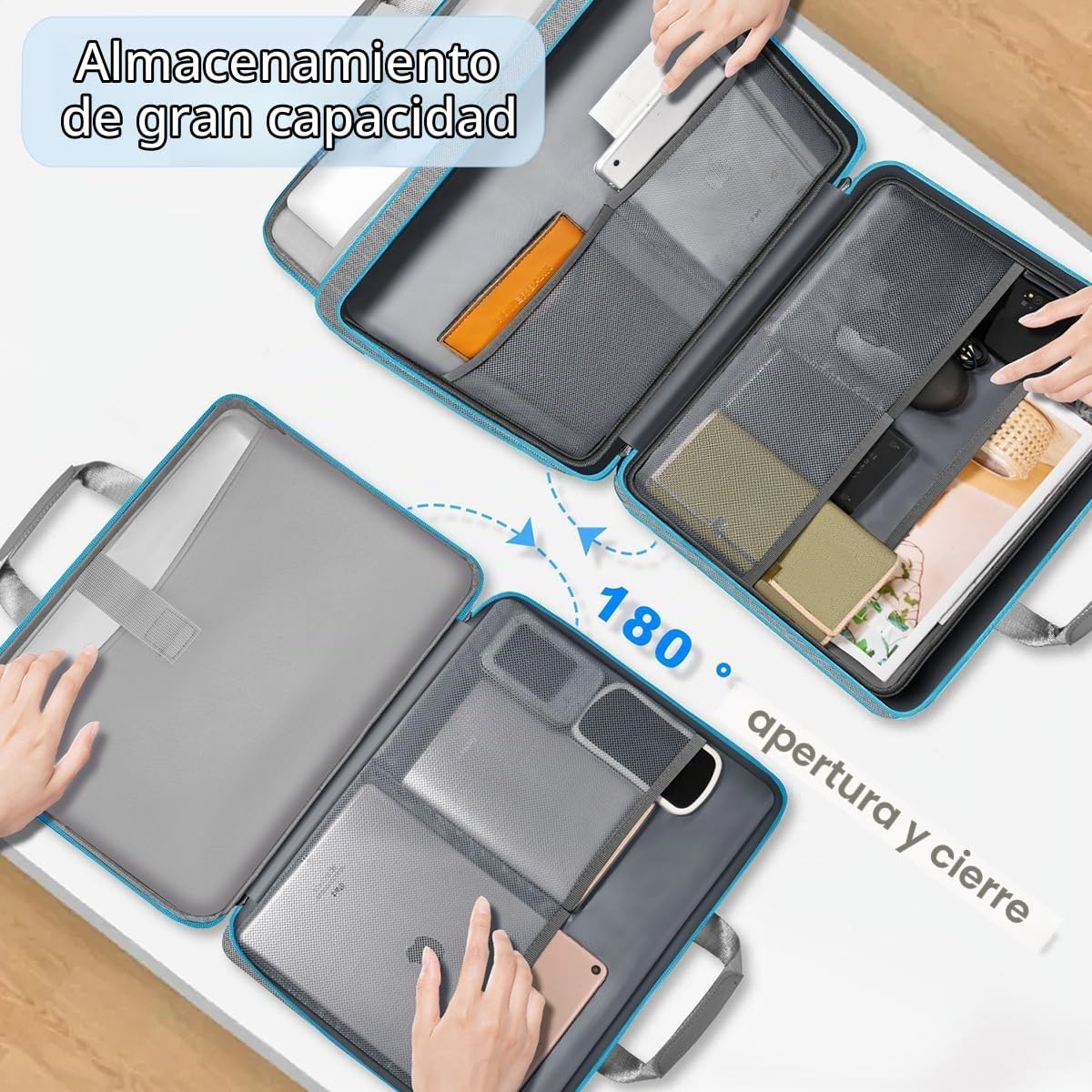 ZINZ G01Y01 - Funda para portátil de 15, 15.6 y 16 pulgadas, bolsa...