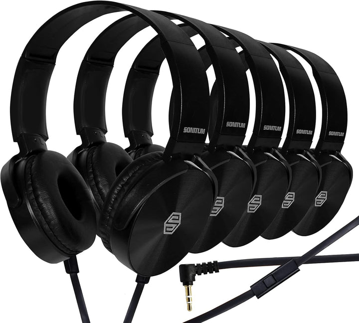 Sonitum Juego de auriculares y micrófono de alta calidad para el au...