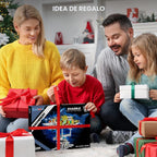 Juego de construcción mecánico de tiburón con luz LED 687