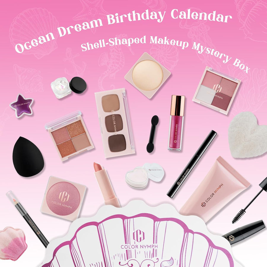 Color Nymph Calendario de Adviento de maquillaje 2025, 24 días sorp...