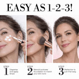 LUMINESS Liquid Mirage - Kit de base de maquillaje con ajuste de co...