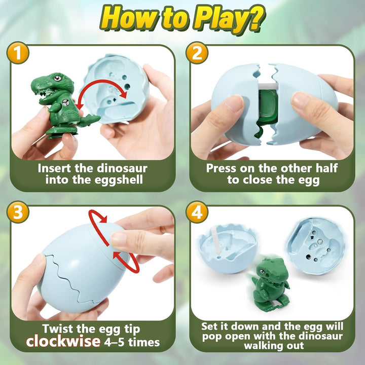 Intoypad Juguete de huevo de dinosaurio para eclosionar