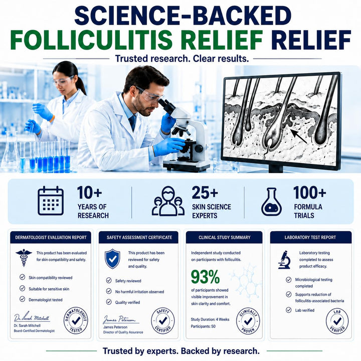 Crema de tratamiento de foliculitis para afeitado y depilación para...