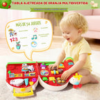 Montessori Busy Board Toys para 1 Year Old, Motor Skills Developmental Toys